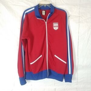 Vintage fossil zip front  track jacket flaws see pictures